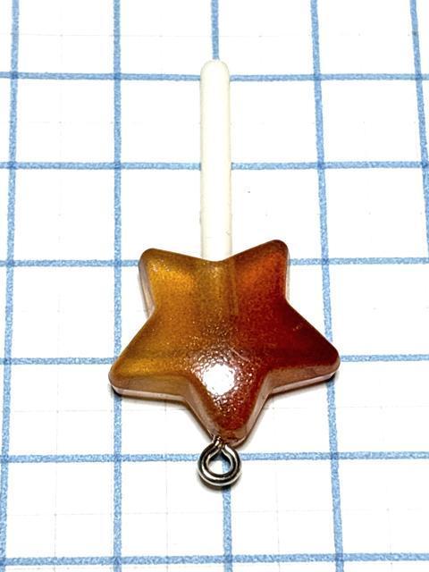 873 星型ロリポップ 茶色1個 キャンディ 樹脂チャーム アクセサリーパーツ < ペット/手芸/園芸 873 星型ロリポップ 茶色1個 キャンディ 樹脂チャーム アクセサリーパーツ < ペット/手芸/園芸の