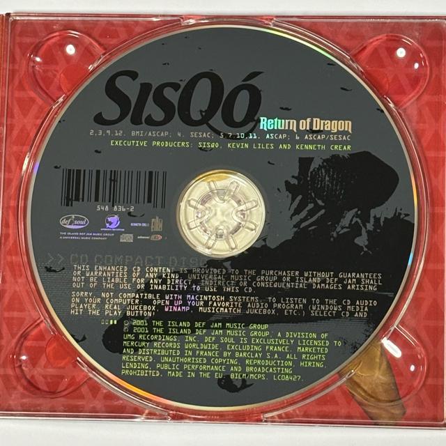 SISQO / Return of Dragon �� CD/DVD/�r�f�I�� 