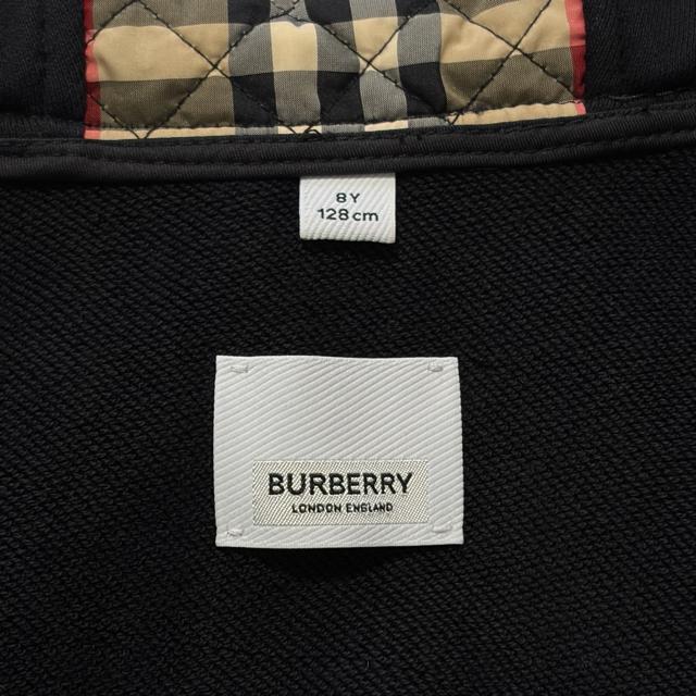 �y���g�p�zBURBERRY �u���b�N �W�b�v�p�[�J�[ 8Y 128cm �o�[�o���[ �p�[�J�[ �� �L�b�Y/�x�r�[�� 