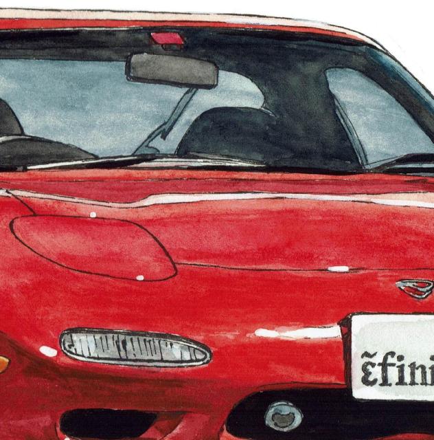 NC-363アンフィニRX-7限定版画 直筆サイン額装●作家平右ヱ門 < 自動車/バイク NC-363アンフィニRX-7限定版画 直筆サイン額装●作家平右ヱ門 < 自動車/バイク