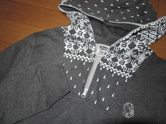 新品ビリオネアボーイズクラブBBCスウェットパーカーS灰ジップ半 < ブランド  新品ビリオネアボーイズクラブBBCスウェットパーカーS灰ジップ半 < ブランドの