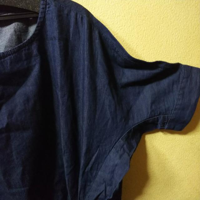 新品★薄手のデニム前縛りトップス/M < 女性ファッション  新品★薄手のデニム前縛りトップス/M < 女性ファッションの