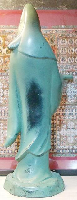【大迫力】白衣観音菩薩立 特大52cm 銅製 仏教美術 < インテリア/ライフ  【大迫力】白衣観音菩薩立 特大52cm 銅製 仏教美術 < インテリア/ライフの