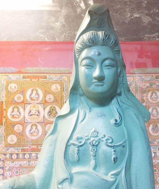 【大迫力】白衣観音菩薩立 特大52cm 銅製 仏教美術 < インテリア/ライフ  【大迫力】白衣観音菩薩立 特大52cm 銅製 仏教美術 < インテリア/ライフの