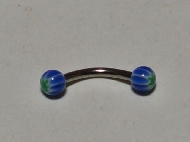送料無料/サージカルステンレスボディピアス16G/直径1cm/マーブルグリーン&ブルー < 男性アクセサリー/時計  送料無料/サージカルステンレスボディピアス16G/直径1cm/マーブルグリーン&ブルー  < 男性アクセサリー/時計の