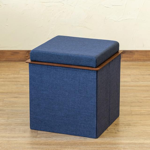 【送料無料】テーブル付き収納スツール 椅子 イス ボックス クッション ファブリック < インテリア/ライフ  【送料無料】テーブル付き収納スツール 椅子 イス ボックス クッション ファブリック < インテリア/ライフの