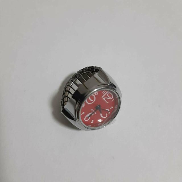 新品 未使用 指輪 時計 シンプル 9色対応 赤  < 女性アクセサリー/時計  新品 未使用 指輪 時計 シンプル 9色対応 赤  < 女性アクセサリー/時計の