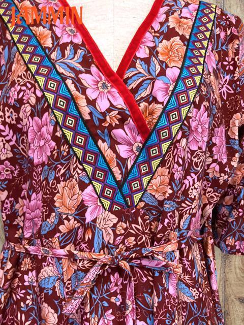 植物花柄ロングワンピ★アジアン★ワンピース★ロングワンピ < 女性ファッション  植物花柄ロングワンピ★アジアン★ワンピース★ロングワンピ < 女性ファッションの