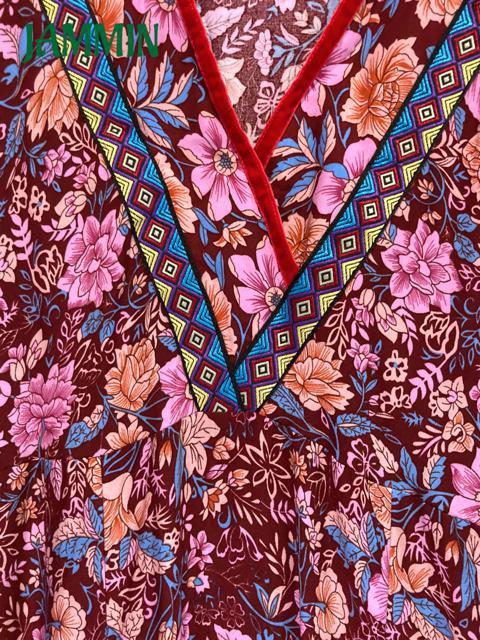 植物花柄ロングワンピ★アジアン★ワンピース★ロングワンピ < 女性ファッション  植物花柄ロングワンピ★アジアン★ワンピース★ロングワンピ < 女性ファッションの