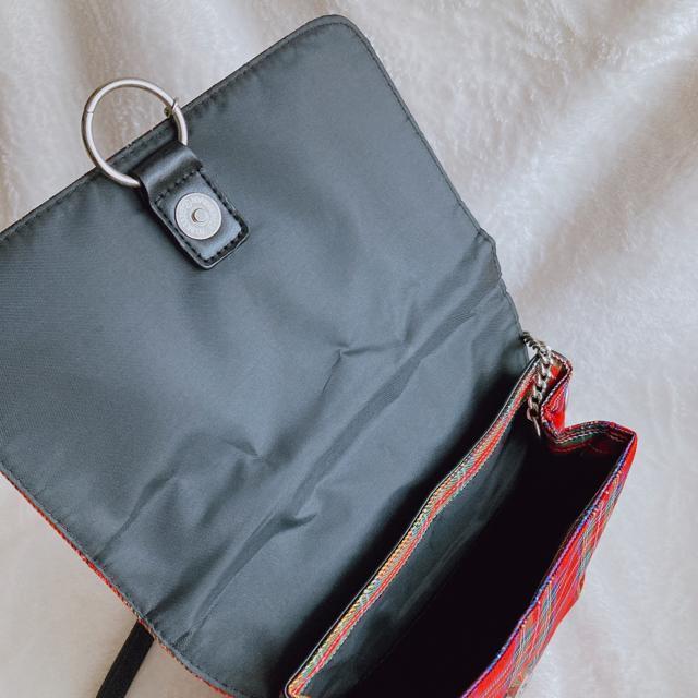 PINK latter ピンクラテ 赤 チェック リュック デーバッグ N2m < ブランド  PINK latter ピンクラテ 赤 チェック リュック デーバッグ N2m < ブランドの