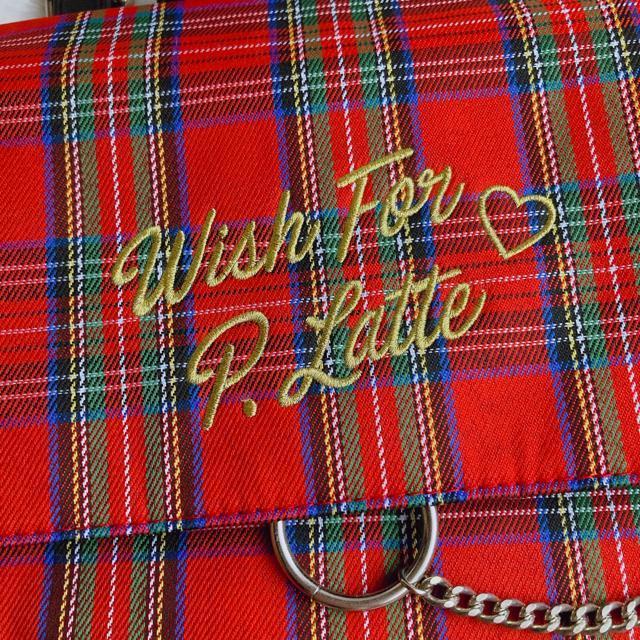 PINK latter ピンクラテ 赤 チェック リュック デーバッグ N2m < ブランド  PINK latter ピンクラテ 赤 チェック リュック デーバッグ N2m < ブランドの