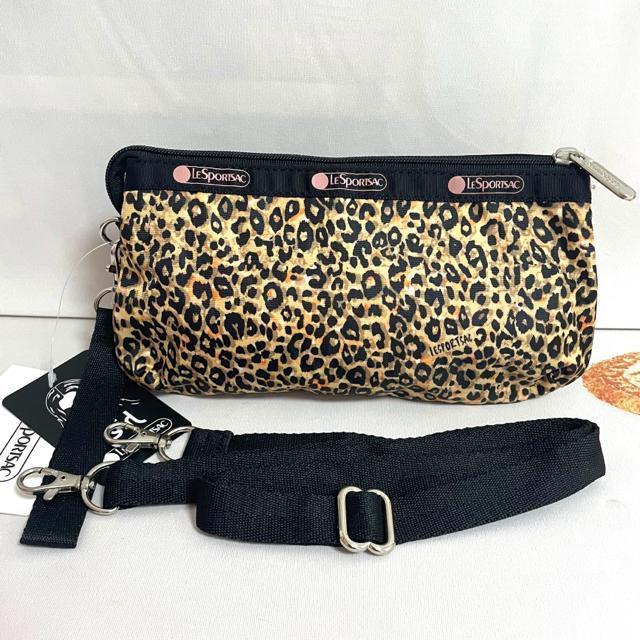 ★新品★LeSportsac レスポートサック X-girl ヒョウ柄 ショルダーバッグ ミニショルダー ポーチ 8105 < 女性ファッション  ★新品★LeSportsac レスポートサック X-girl ヒョウ柄 ショルダーバッグ ミニショルダー ポーチ 8105 < 女性ファッションの