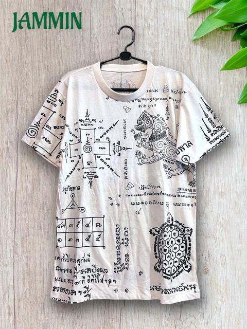 サクヤンTシャツ サクヤン Mサイズ エスニック アジアン 個性派 魔除け < 男性ファッション サクヤンTシャツ サクヤン Mサイズ エスニック アジアン 個性派 魔除け < 男性ファッションの