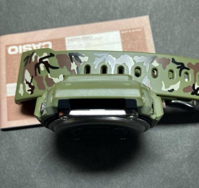 レア!!【珍品】G-SHOCK (初代三つ目)DW-5900 迷彩柄 本体、ベゼル バンド 説明書セット カーキ < 男性アクセサリー/時計  レア!!【珍品】G-SHOCK (初代三つ目)DW-5900 迷彩柄 本体、ベゼル バンド 説明書セット カーキ < 男性アクセサリー/時計の
