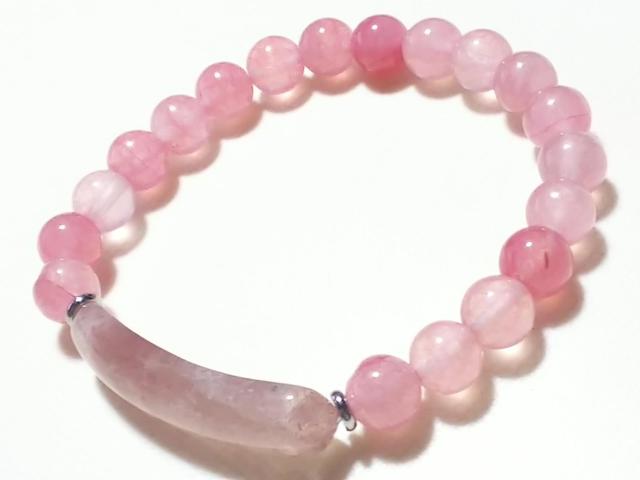 天然石★チェリークォーツ 8mm ブレス < 女性アクセサリー/時計  天然石★チェリークォーツ 8mm ブレス < 女性アクセサリー/時計の