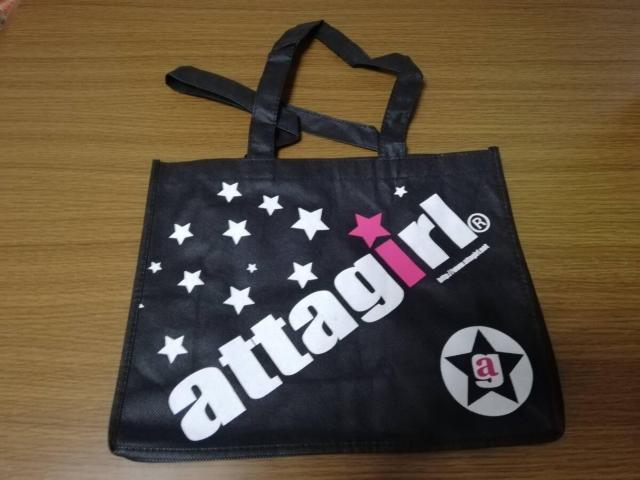 attagirl 星柄 エコバッグ 黒 < 女性ファッション attagirl 星柄 エコバッグ 黒 < 女性ファッションの