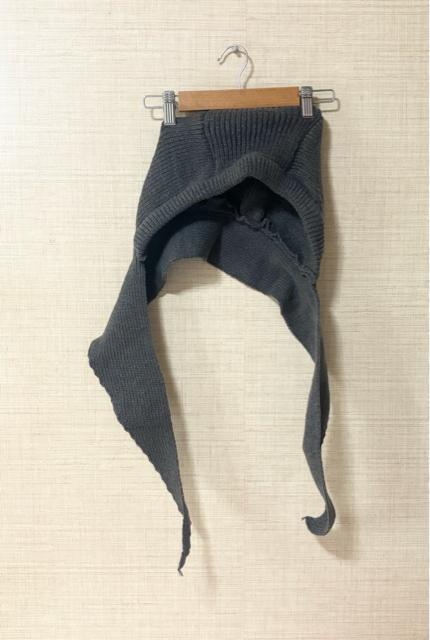 フードマフラー バラクラバ フード付きリブ編みニットスヌード ニット帽 冬 防寒 < 女性ファッション フードマフラー バラクラバ フード付きリブ編みニットスヌード ニット帽 冬 防寒 < 女性ファッションの