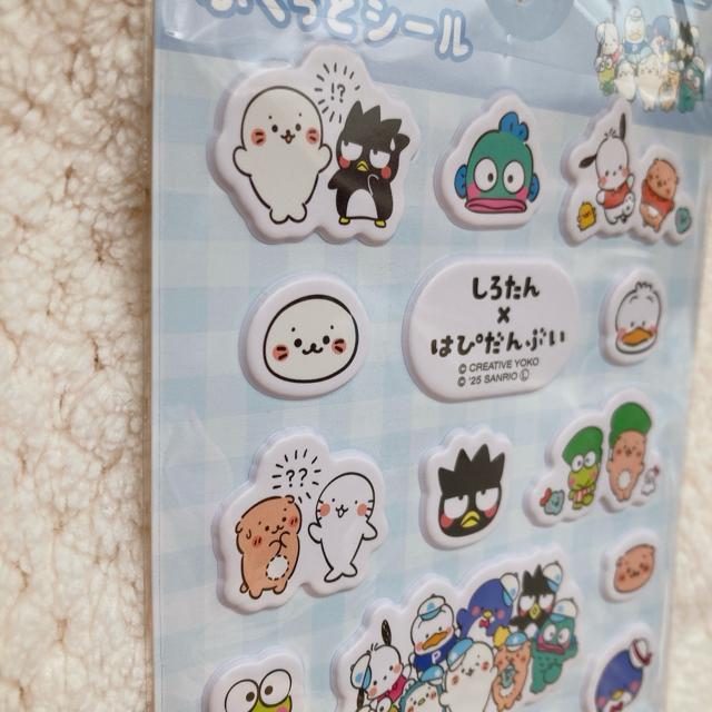 新品 しろたん×はぴだんぶい ぷくっと シール ステッカー デコ コラージュ シール帳 N2m < インテリア/ライフ 新品 しろたん×はぴだんぶい ぷくっと シール ステッカー デコ コラージュ シール帳 N2m < インテリア/ライフの