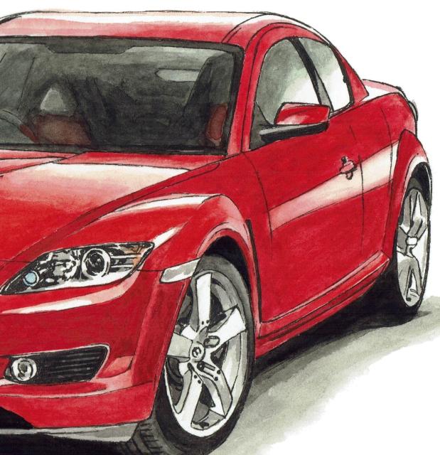 NC-367 RX-7/RX-8限定版画b 直筆サイン額装●作家平右ヱ門 < 自動車/バイク NC-367 RX-7/RX-8限定版画b 直筆サイン額装●作家平右ヱ門 < 自動車/バイク