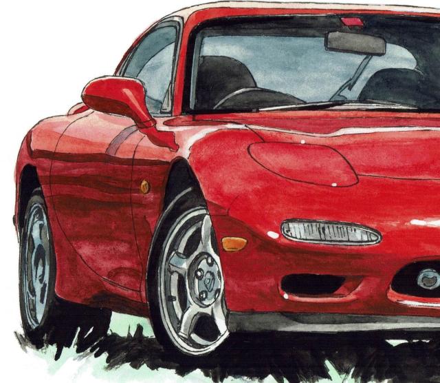 NC-367 RX-7/RX-8限定版画b 直筆サイン額装●作家平右ヱ門 < 自動車/バイク NC-367 RX-7/RX-8限定版画b 直筆サイン額装●作家平右ヱ門 < 自動車/バイク
