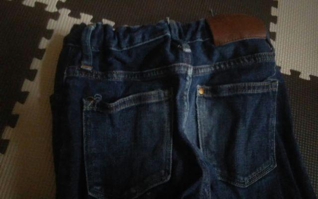 130 &DENIM ストレート デニム 伸縮性あり 美品 < キッズ/ベビー  130 &DENIM ストレート デニム 伸縮性あり 美品 < キッズ/ベビーの