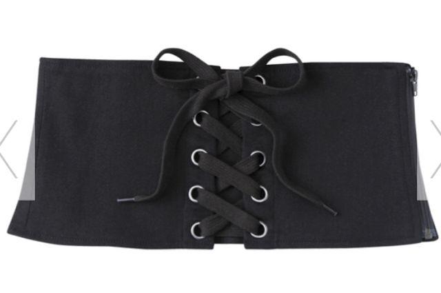 GU・レースアップコルセットベルト。ブラック < ブランド GU・レースアップコルセットベルト。ブラック < ブランドの