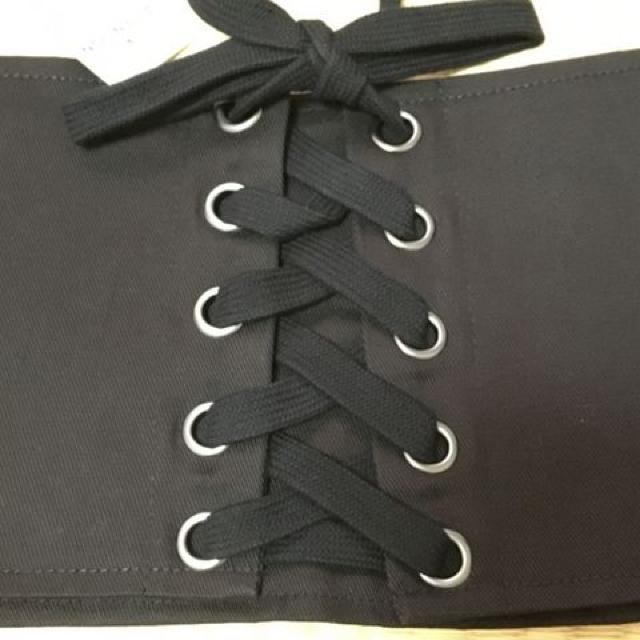 GU・レースアップコルセットベルト。ブラック < ブランド GU・レースアップコルセットベルト。ブラック < ブランドの