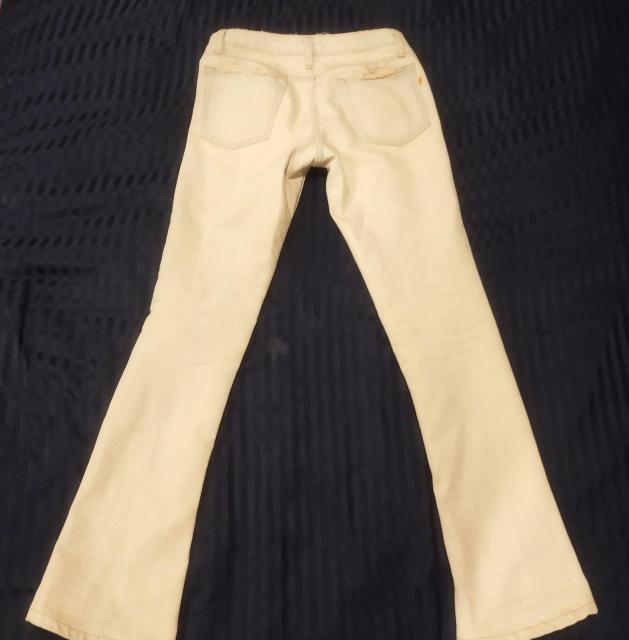 SWEET CAMELホワイトピンク ブーツカットジーンズ 26 W56 < 女性ファッション  SWEET CAMELホワイトピンク ブーツカットジーンズ 26 W56 < 女性ファッションの