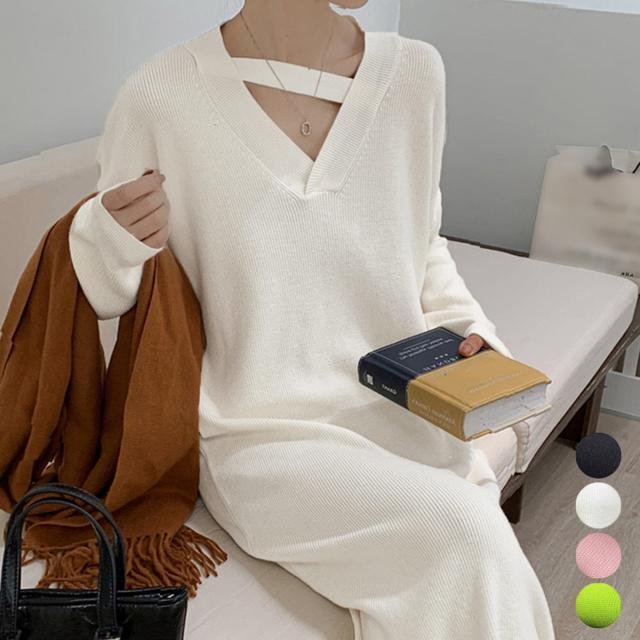 送料無料 新品 ニットワンピース レディース 韓国 秋冬 < 女性ファッション  送料無料 新品 ニットワンピース レディース 韓国 秋冬  < 女性ファッションの