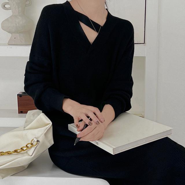 送料無料 新品 ニットワンピース レディース 韓国 秋冬 < 女性ファッション  送料無料 新品 ニットワンピース レディース 韓国 秋冬 < 女性ファッションの