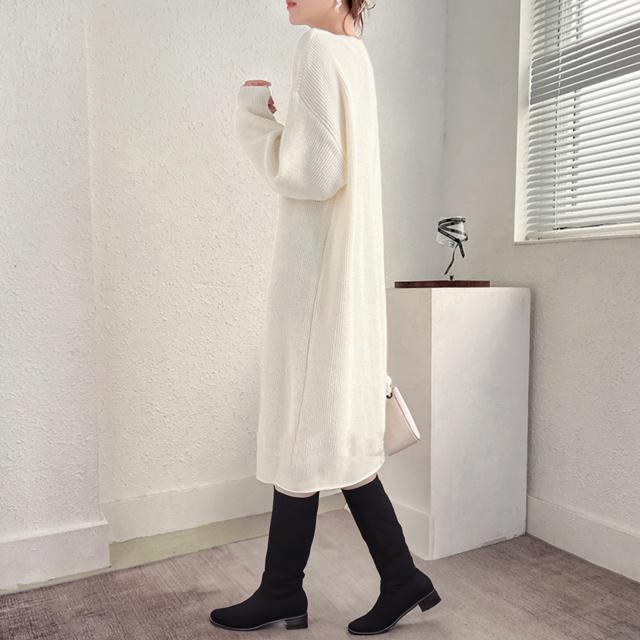 送料無料 新品 ニットワンピース レディース 韓国 秋冬 < 女性ファッション  送料無料 新品 ニットワンピース レディース 韓国 秋冬 < 女性ファッションの