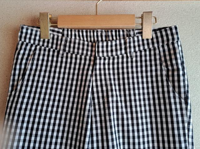 美品*クロップドパンツ*ギンガムチェック < 女性ファッション  美品*クロップドパンツ*ギンガムチェック < 女性ファッションの