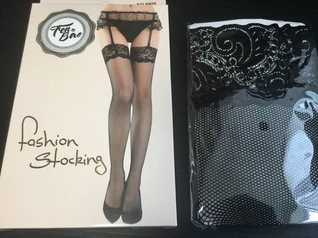 レースガーターベルト セクシー網ストッキングセット 黒 < 女性ファッション  レースガーターベルト セクシー網ストッキングセット 黒 < 女性ファッションの