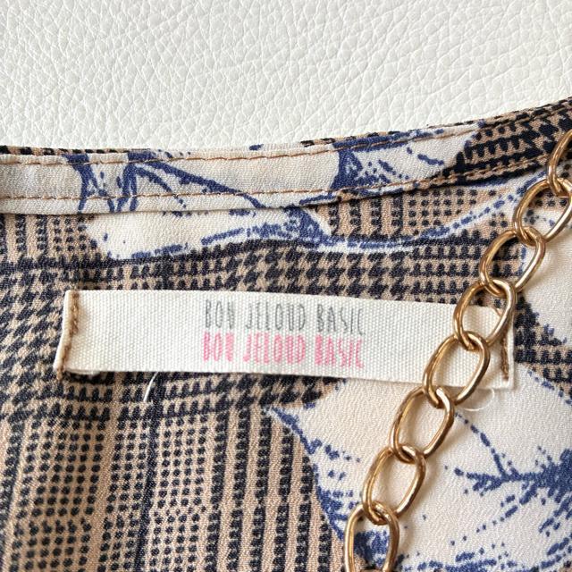 ◆美品◆ブージュルード◆花柄マキシワンピース◆五分袖◆フレア◆ブラウン茶◆M < ブランド  ◆美品◆ブージュルード◆花柄マキシワンピース◆五分袖◆フレア◆ブラウン茶◆M < ブランドの