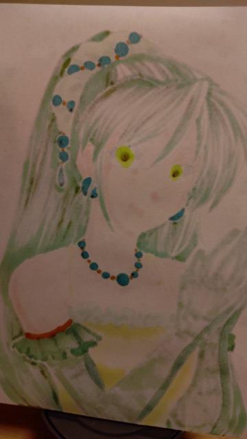 自作イラスト/オリジナル/女の子/GREEN COLOR < アニメ/コミック/キャラクター  自作イラスト/オリジナル/女の子/GREEN COLOR < アニメ/コミック/キャラクターの