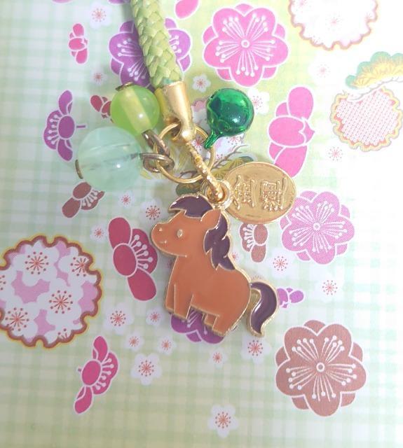ハンドメイド♪2026・午年☆ジャラジャラ馬さん根付ストラップ(緑) < ペット/手芸/園芸 ハンドメイド♪2026・午年☆ジャラジャラ馬さん根付ストラップ(緑) < ペット/手芸/園芸の