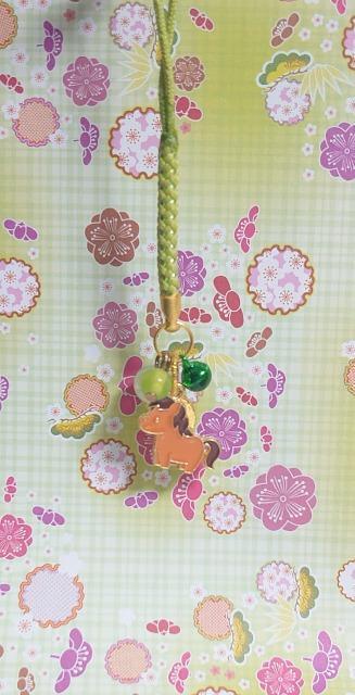 ハンドメイド♪2026・午年☆ジャラジャラ馬さん根付ストラップ(緑) < ペット/手芸/園芸 ハンドメイド♪2026・午年☆ジャラジャラ馬さん根付ストラップ(緑) < ペット/手芸/園芸の
