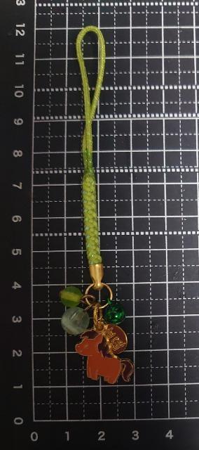 ハンドメイド♪2026・午年☆ジャラジャラ馬さん根付ストラップ(緑) < ペット/手芸/園芸 ハンドメイド♪2026・午年☆ジャラジャラ馬さん根付ストラップ(緑) < ペット/手芸/園芸の