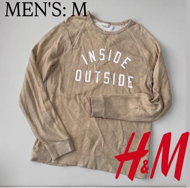 【H&M】メンズ プルオーバー スウェット トレーナー Mサイズ < 男性ファッション 【H&M】メンズ プルオーバー スウェット トレーナー Mサイズ < 男性ファッションの