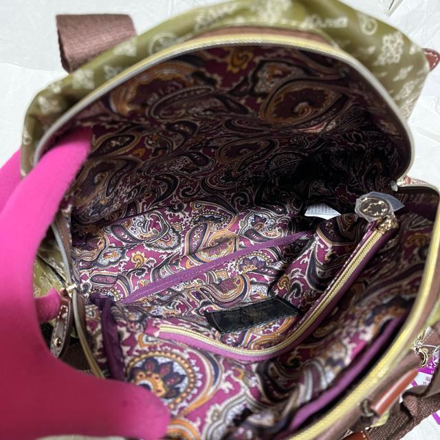 【訳あり未使用品】【クリスチャンオリビエ】 ハンドバッグ & リュックサック 総柄 軽量 CHRISTIAN OLIVIER < 女性ファッション 【訳あり未使用品】【クリスチャンオリビエ】 ハンドバッグ & リュックサック 総柄 軽量 CHRISTIAN OLIVIER < 女性ファッションの