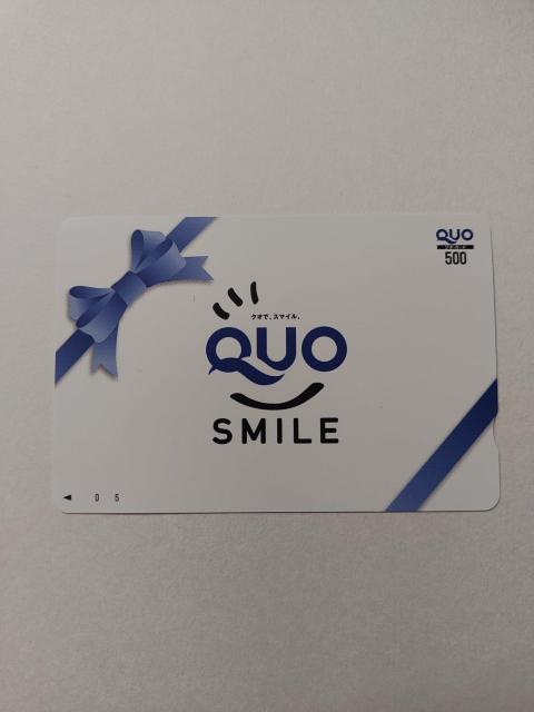 ���g�p���N�I�J�[�h���X�}�C������500�~����1����QUO �J�[�h  �� �`�P�b�g/������ 