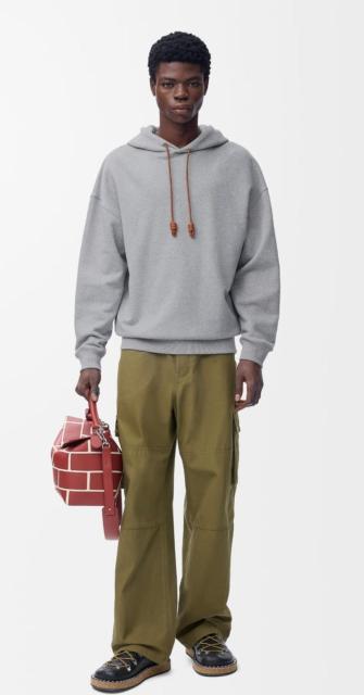 LOEWE ���G�x �����b�N�X�t�B�b�g�t�[�f�B �O���[ S�T�C�Y �� �u�����h�� 