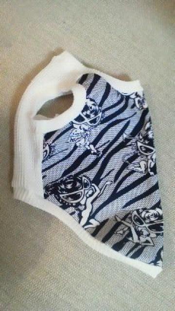 ハンドメイド*ヒスミニTシャツ*セクシーミニ・ゼブラ柄・白・犬用*M < ペット/手芸/園芸  ハンドメイド*ヒスミニTシャツ*セクシーミニ・ゼブラ柄・白・犬用*M < ペット/手芸/園芸の