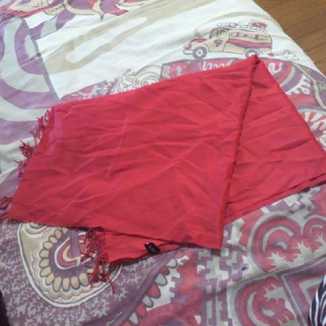 CECIL McBEE/セシルマクビー赤フリンジ ストール・ショール < ブランド CECIL McBEE/セシルマクビー赤フリンジ ストール・ショール < ブランドの