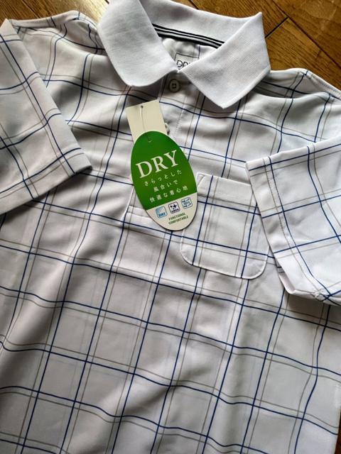 Mサイズ!高貴紳士的!爽やかな紳士的!抗菌防臭!さらっと着心地DRY!通気性抜群!半袖カノコポロシャツ!新品タグ付き! < 男性ファッション  Mサイズ!高貴紳士的!爽やかな紳士的!抗菌防臭!さらっと着心地DRY!通気性抜群!半袖カノコポロシャツ!新品タグ付き! < 男性ファッションの