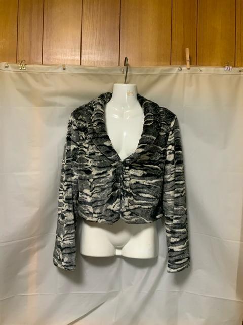 ◆黒系モコモコ素材のジャケットLサイズ < 女性ファッション  ◆黒系モコモコ素材のジャケットLサイズ  < 女性ファッションの