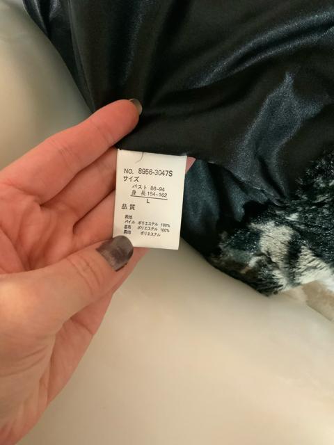 ◆黒系モコモコ素材のジャケットLサイズ < 女性ファッション  ◆黒系モコモコ素材のジャケットLサイズ < 女性ファッションの