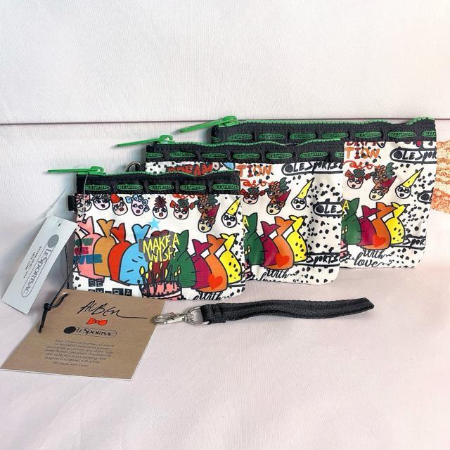 ★新品★LeSportsac レスポートサック バースデーウィッシュ 3連ポーチ コスメポーチ 3455 セット 送料無料 < 女性ファッション  ★新品★LeSportsac レスポートサック バースデーウィッシュ 3連ポーチ コスメポーチ 3455 セット 送料無料 < 女性ファッションの