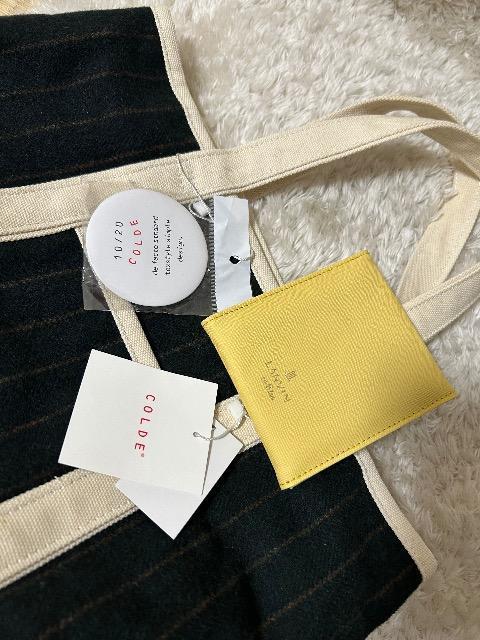 �V�i�^�O�t��COLDE�ʃo�b�W�t���g�[�g�o�b�N& LANVIN�~�j�~���[