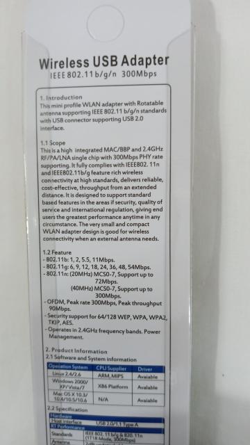 @gpi@Wi-Fi LAN q@ 300mbps 802.11 b/g/n 70  PC{/Ӌ@ 